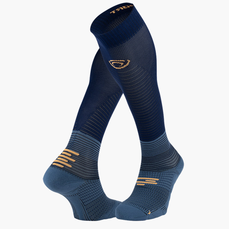 Blue Run marathon compression socks | Made in France