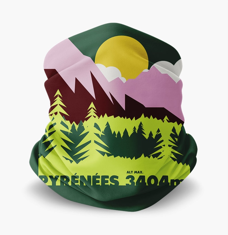 Sports Scarf TREK SUMMIT Pyrenees - Mix