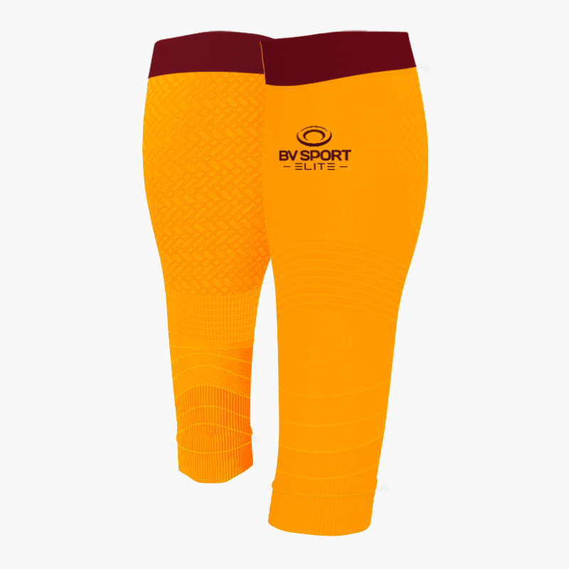 Calf compression sleeve Booster EVOLUTION Orange/Burgundy