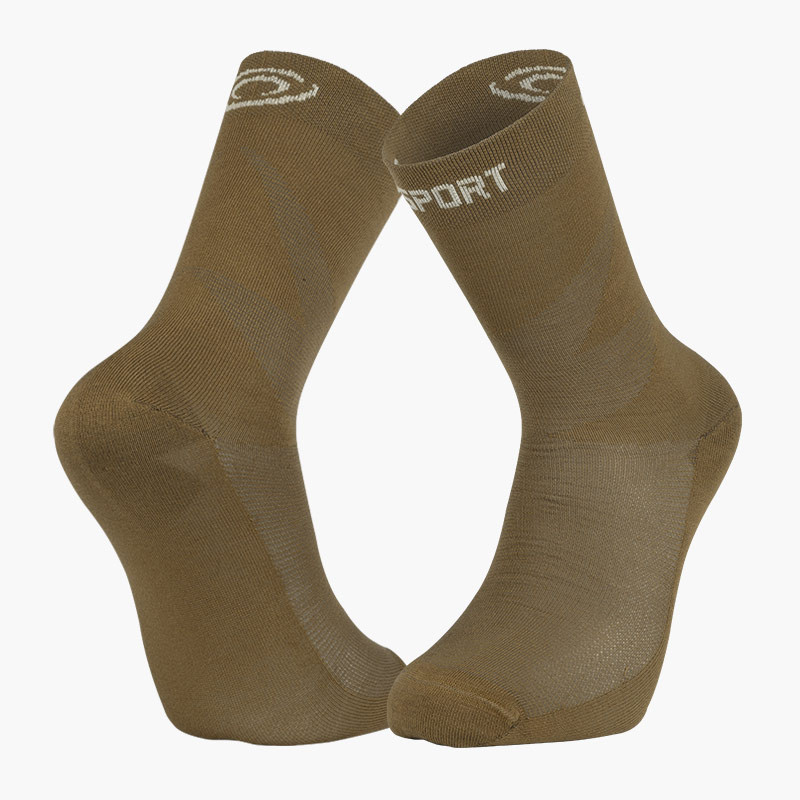 BV SPORT | DOUBLE TREK GR "Lyocell" high hiking socks beige