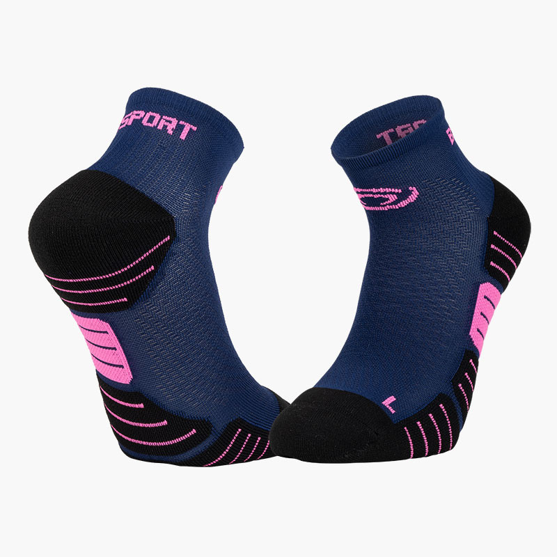 BV SPORT | Multisports ankle socks SCR ONE Blue/Pink | Little price