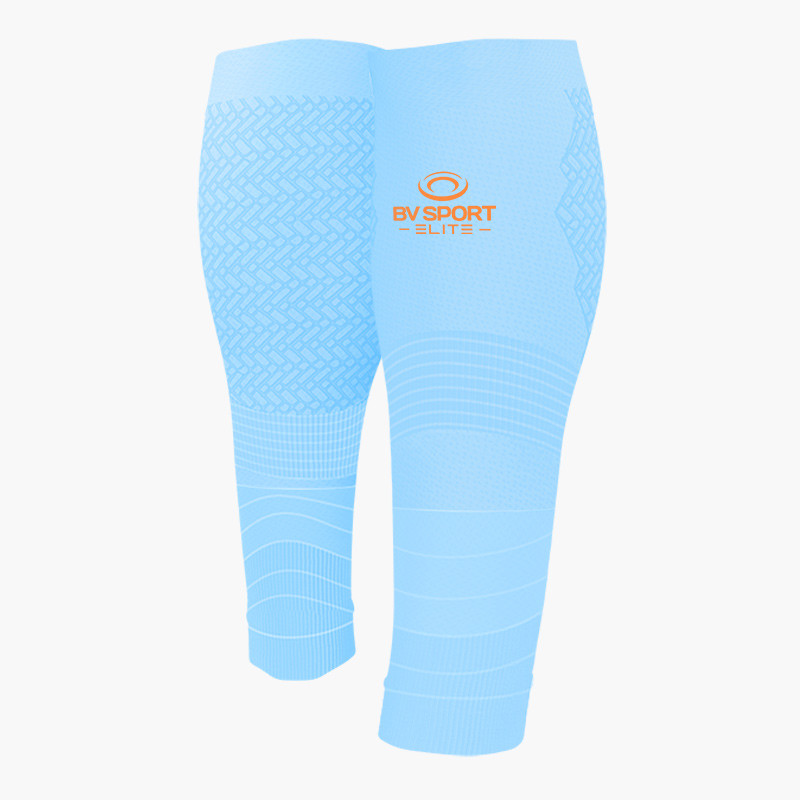 Calf compression sleeve Booster EVOLUTION Blue Sky/Orange