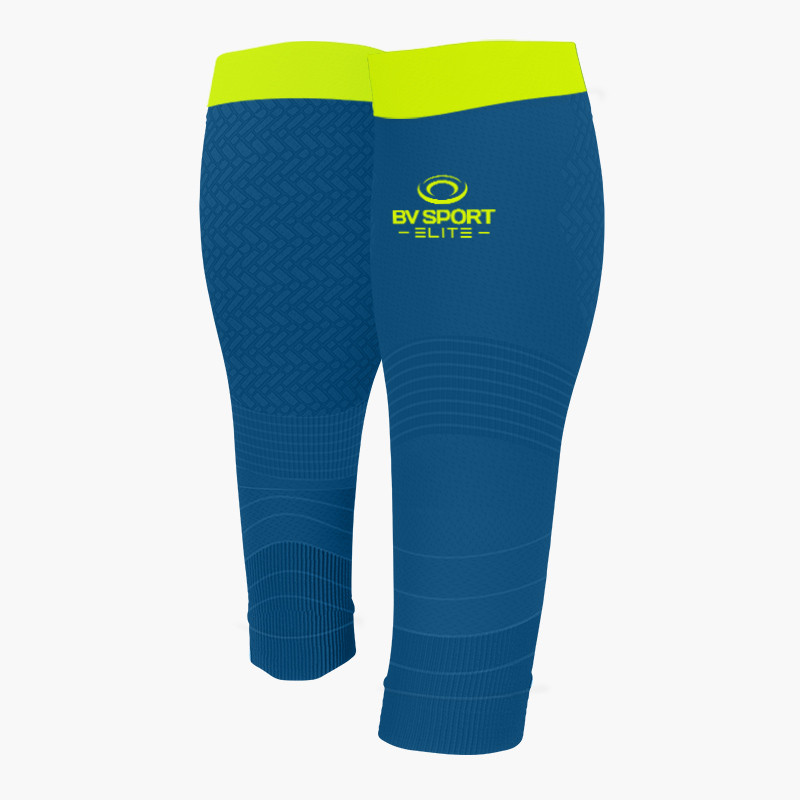 Calf compression sleeve Booster EVOLUTION Blue/Lime