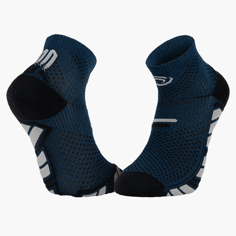 Made in France | TRAIL ULTRA LOW socks Blue/Grey