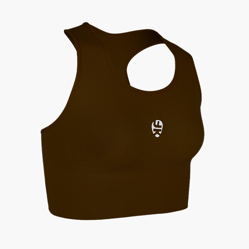 Women's sports bra KEEPFIT brown